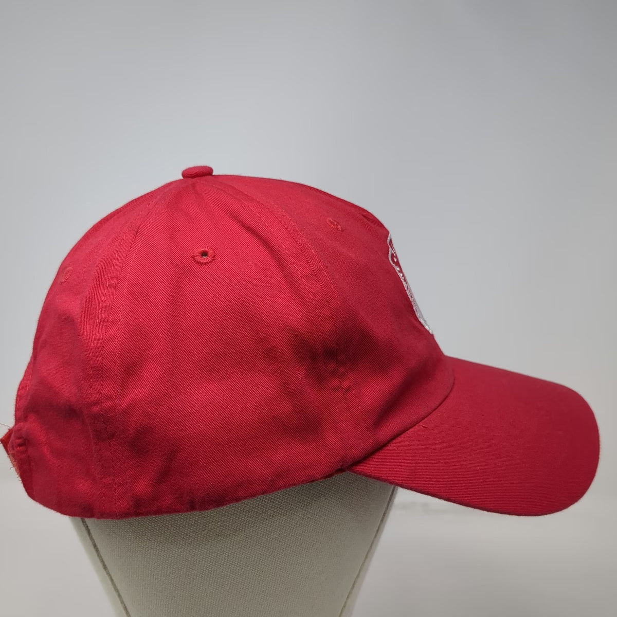 Hit Wayne Sanderson Farms 5 Panel Red Hat One Size Strapback Cotton Chicken Logo