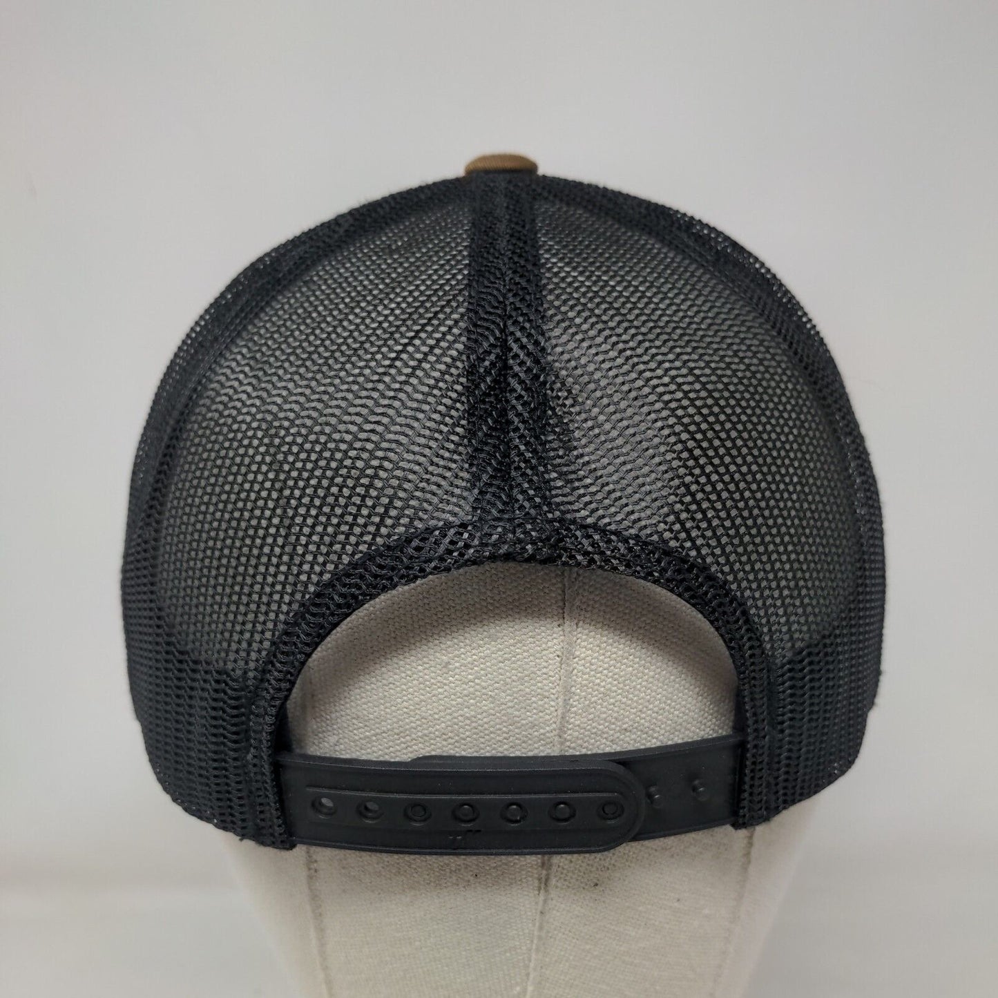 Action Motor Sports Snapback Trucker Hat Brown One Size Mesh Back
