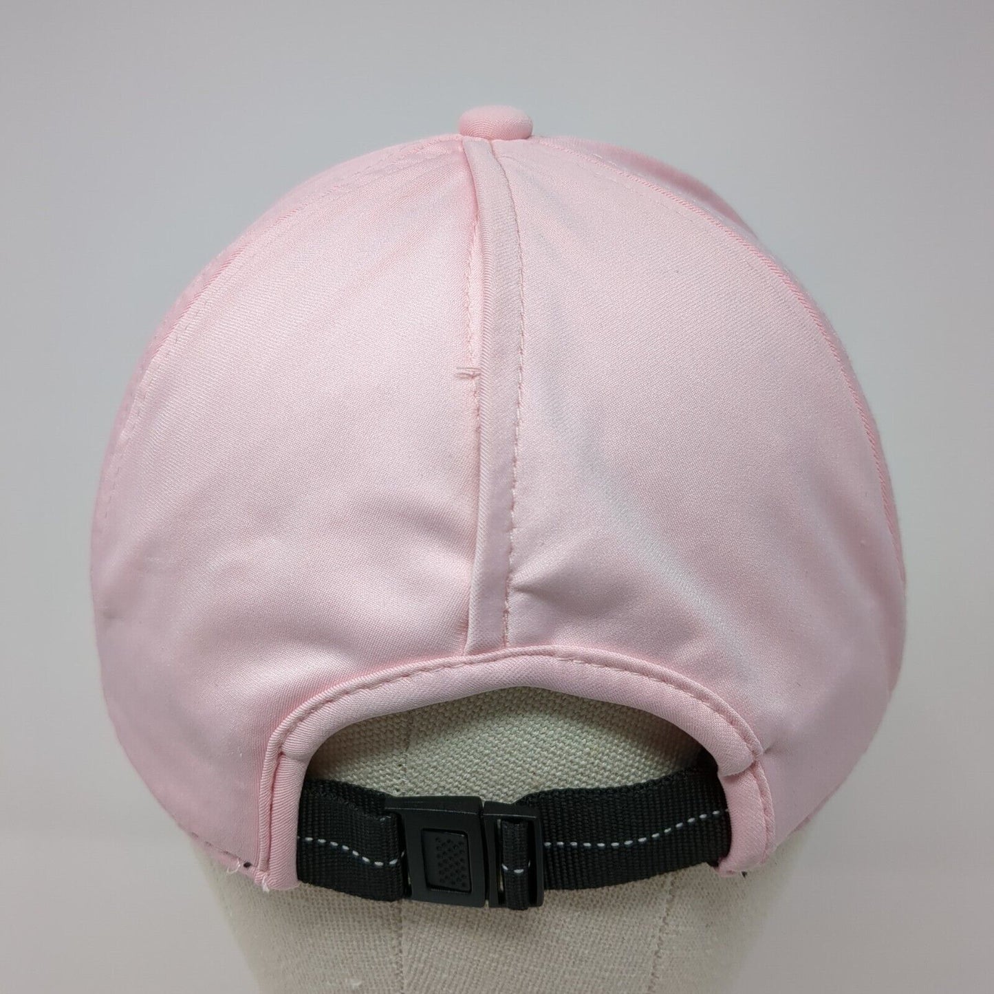 Unbranded Strapback Hat Pink One Size Adjustable Ponytail Solid Blank