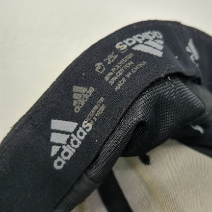 Adidas Baseball Cap Black XL Tonal Logo Performance Mesh Stretch Fit Hat