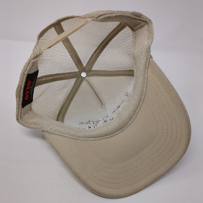 Last Night We Let The Liquor Talk Snapback Rope Trucker Hat Tan One Size