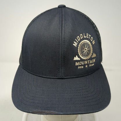 Pacific Headwear Trucker Hat Black One Size Mesh Back Snapback Adjustable hat