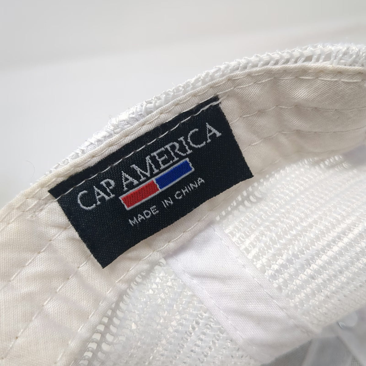 Cap America Trucker Hat Blue One Size Lamb Weston Potato Slogan Mesh Snapback