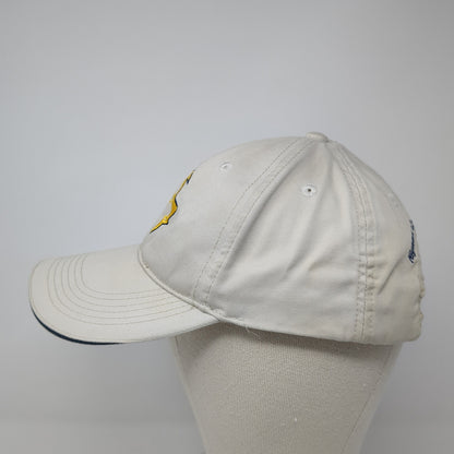 Highland Community College Baseball Cap Beige One Size Adjustable Embroidered