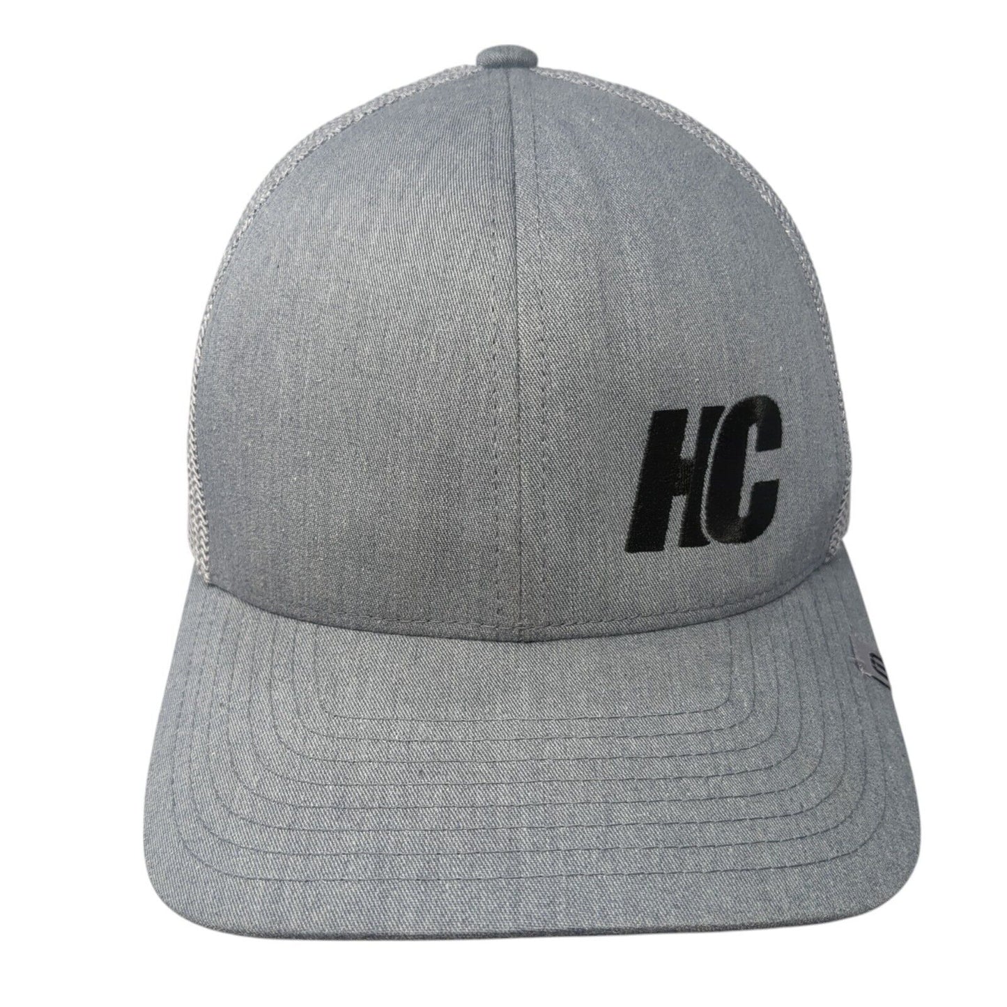HC Snapback Mesh Back Trucker Hat Gray One Size Mesh Back Flexfit 110