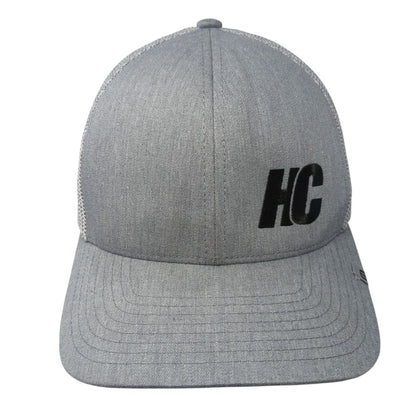 HC Snapback Mesh Back Trucker Hat Gray One Size Mesh Back Flexfit 110