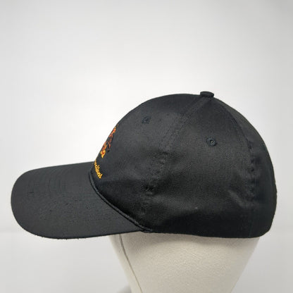 Barley Operations Strapback Hat Black One Size Adjustable Embroidered Hit Wear