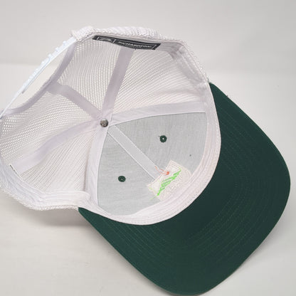 Make 2024 EZ Snapback Trucker Hat Green One Size Adjustable Mesh Back Richardson