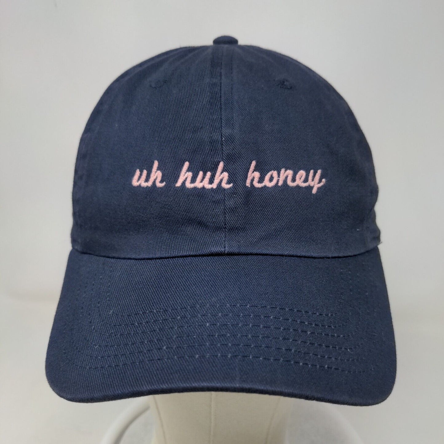 Uh Huh Honey Slideback Hat Blue OSFA Embroidered Newhattan