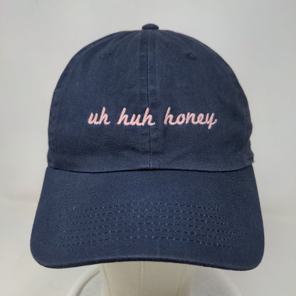 Uh Huh Honey Slideback Hat Blue OSFA Embroidered Newhattan