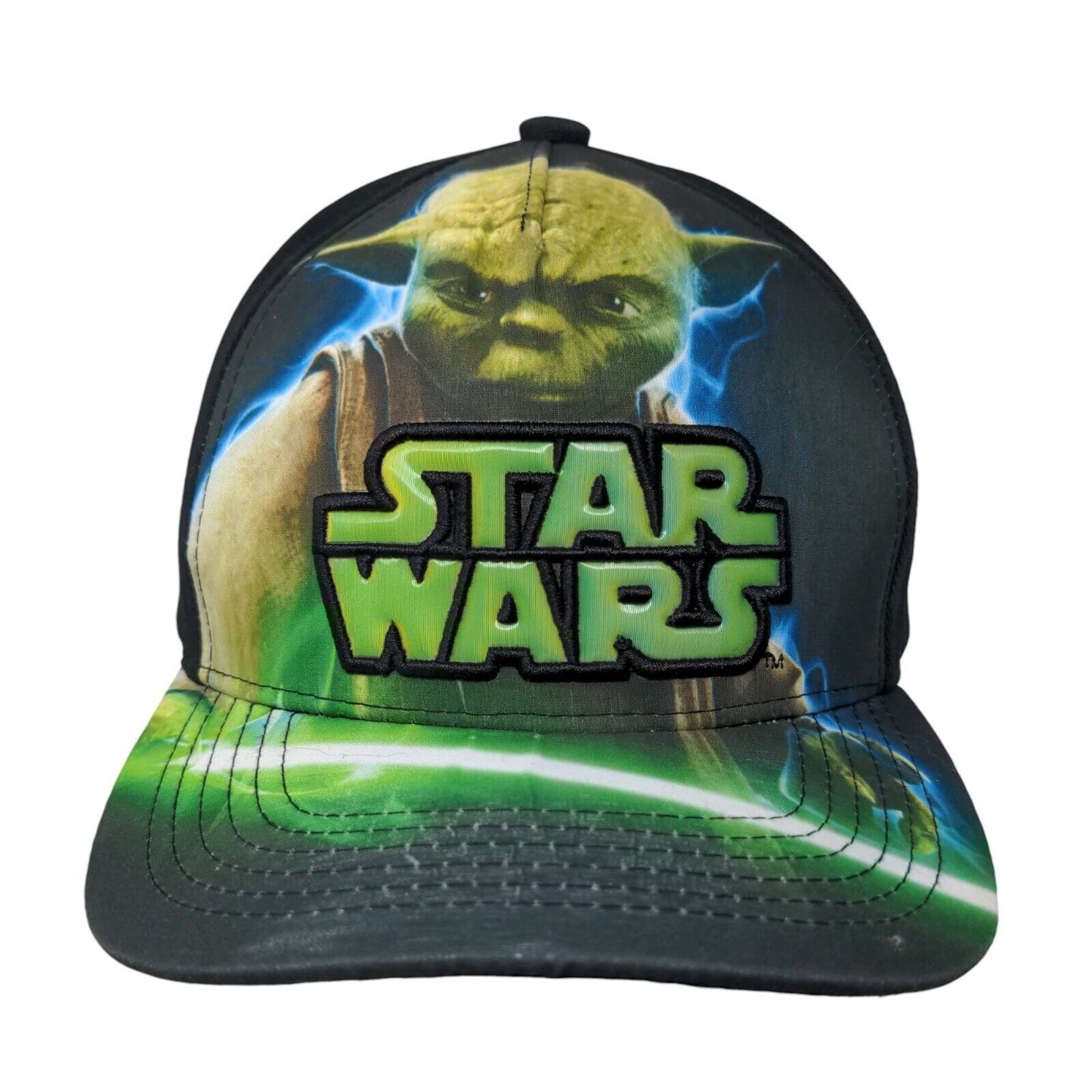 Star Wars Snapback Hat Yoda Graphic Embroidered Rebel Alliance Logo