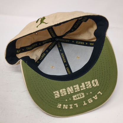 Baseballism Baseball Beige Green Black 7 5/8 Tank Last Line Defense Fitted Hat