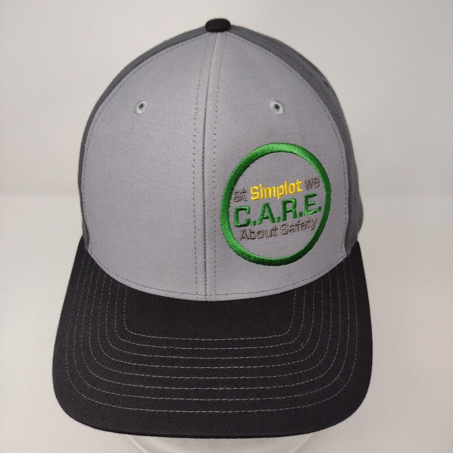 Simplot We Care About Safety Snapback Hat Multi OSFA Embroidered