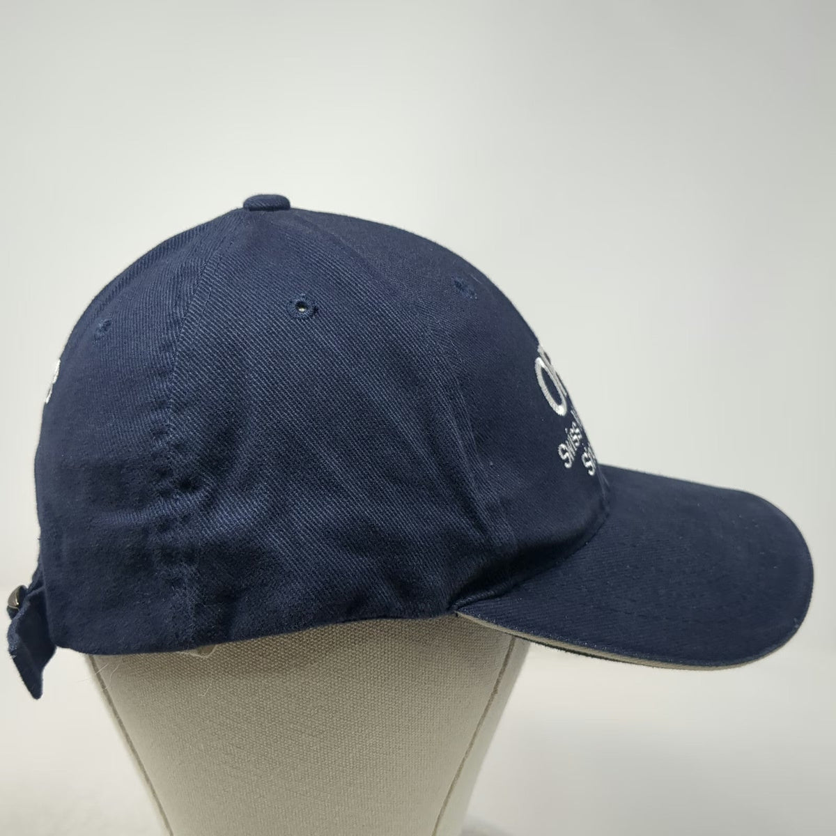 Oris Swiss Made Watches 1904 Baseball Cap Blue One Size Embroidered Logo Hat