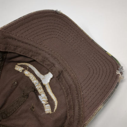 Port Authority Brown Camo Six Creeks Mercantile Longhorn Baseball Cap Hat OSFM