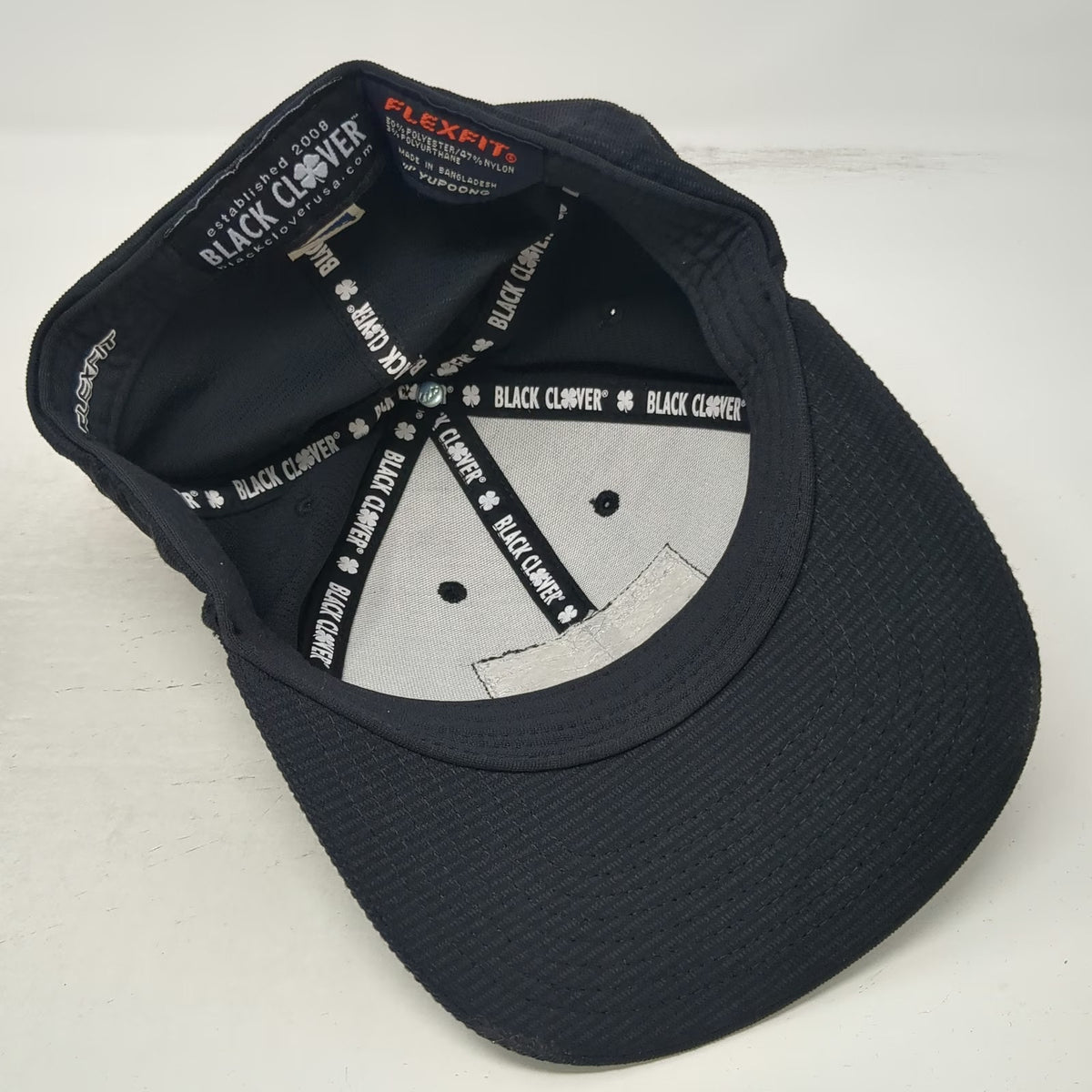 Black Clover Baseball Cap Black M Arizona Grand Canyon Live Lucky Flexfit hat