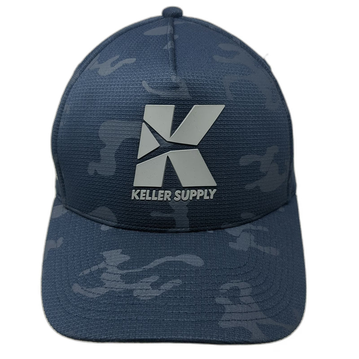Fahrenheit Headwear 5 Panel Blue One Size Snapback Camo Keller Supply Hat