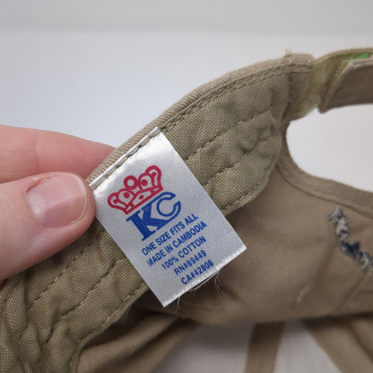 K-Rock Recreation Park Baseball Cap Brown One Size Adjustable Embroidered KC
