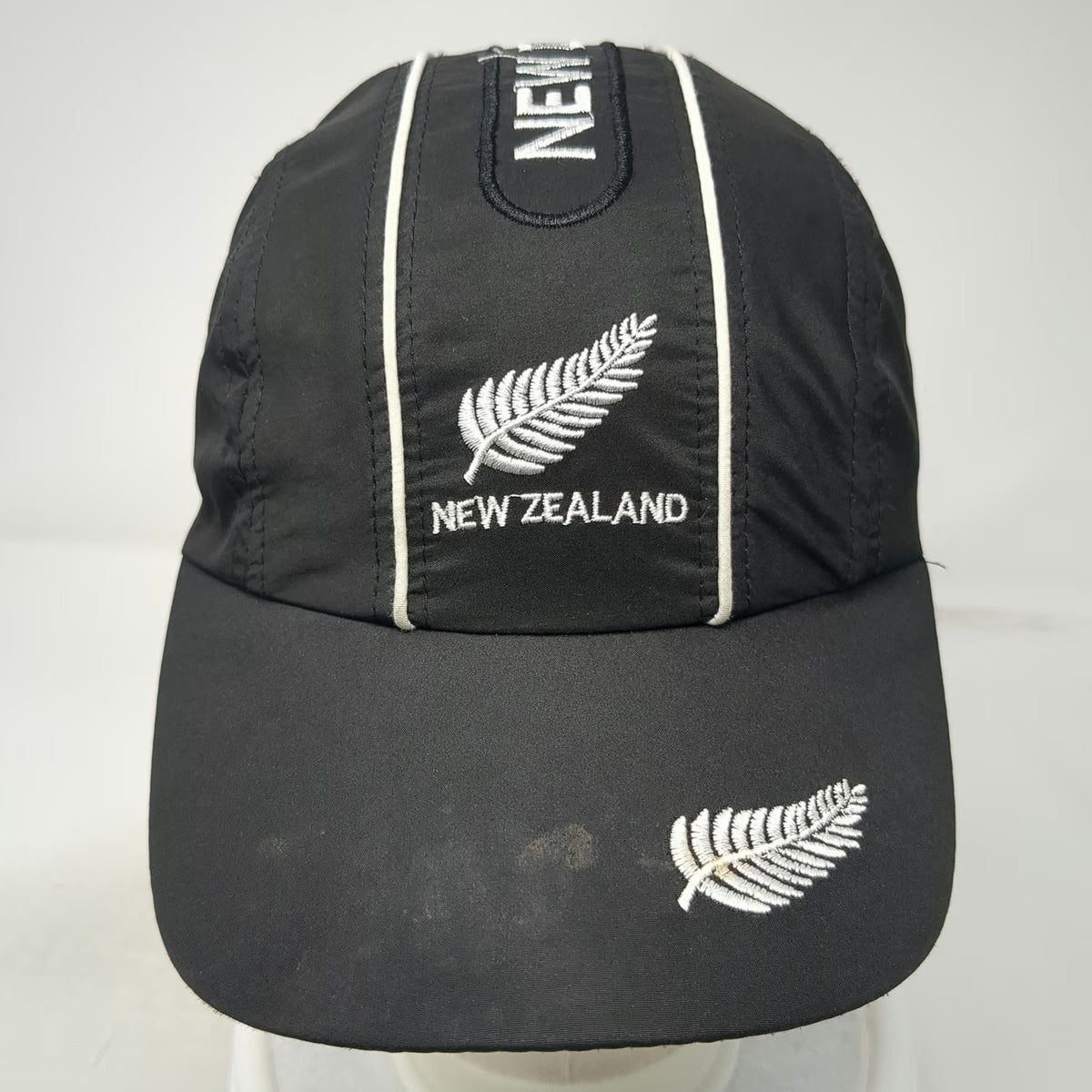 New Zealand Silver Fern Sport Baseball Cap Black One Size Strapback Hat