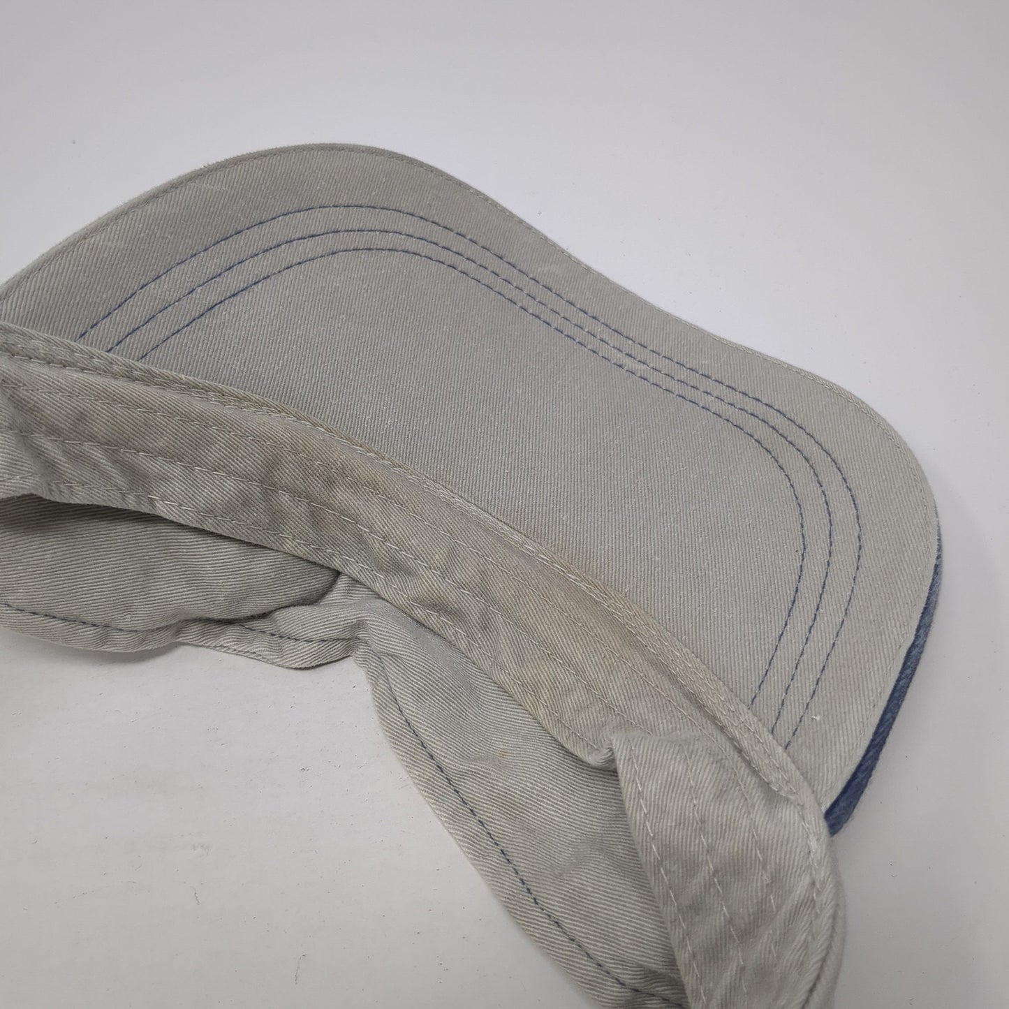 Lincoln Park Zoo Sun Visor Hat Gray One Size Adjustable Strap Embroidered Jhats