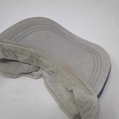 Lincoln Park Zoo Sun Visor Hat Gray One Size Adjustable Strap Embroidered Jhats
