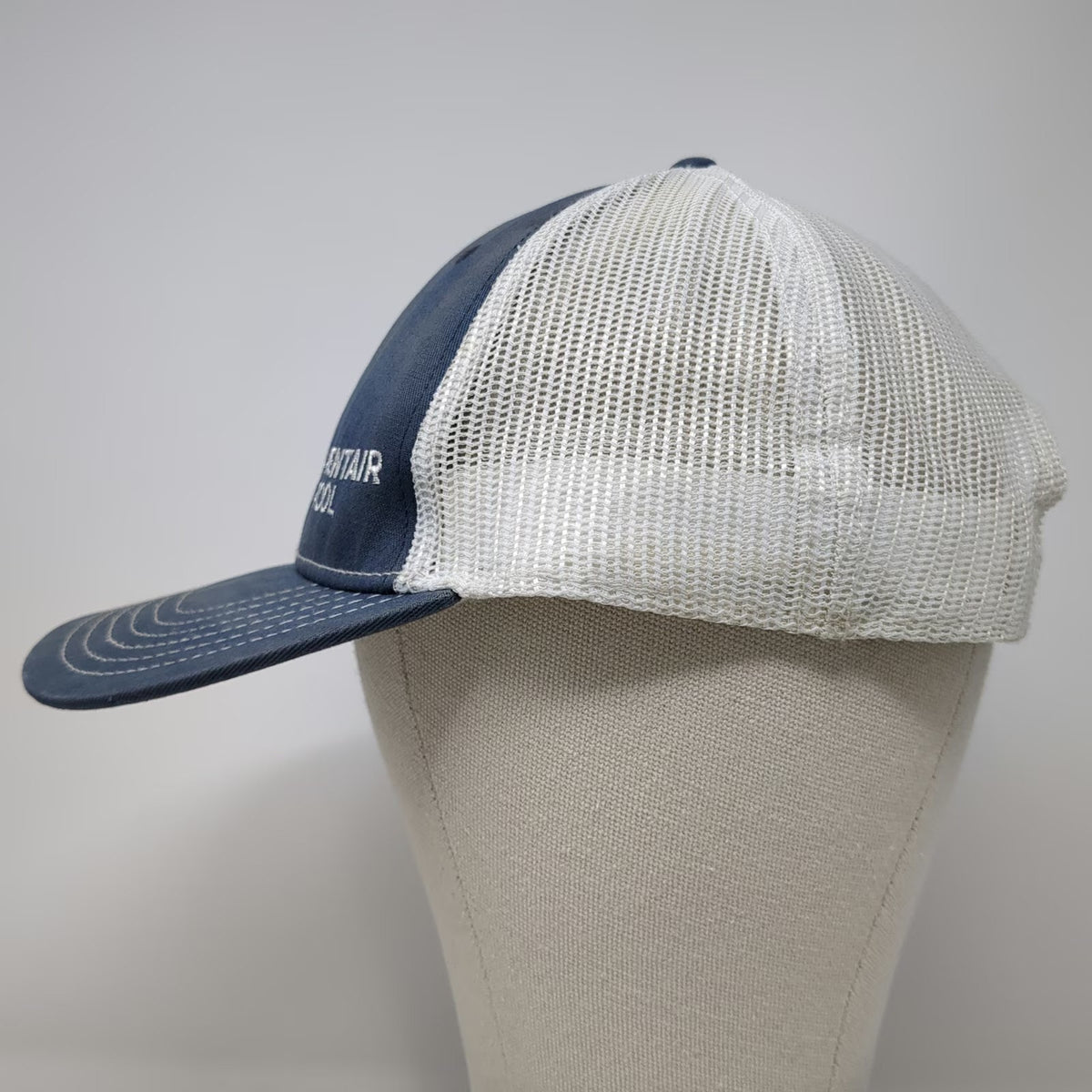 Cap America Trucker Hat Blue One Size Pentair Pool Snapback Mesh Back Service