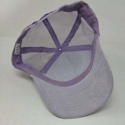 Unbranded Snapback Mesh Back Rope Trucker Hat Purple One Size Blank