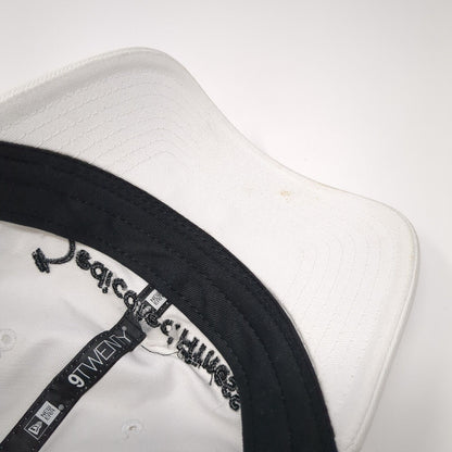 Dedicated Fitness Slideback Hat White OSFM Embroidered New Era 9Twenty