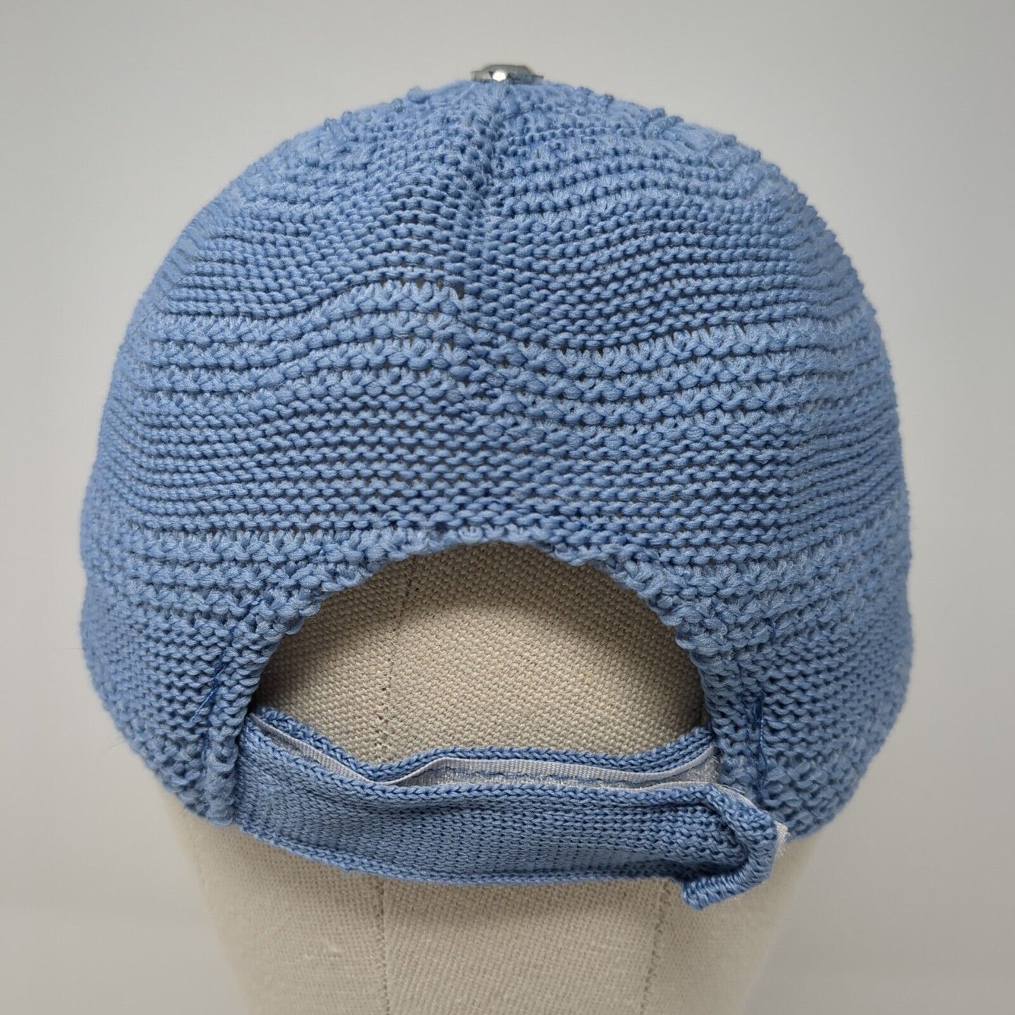 Collection Eighteen Strapback Hat Blue One Size Adjustable Solid Blank