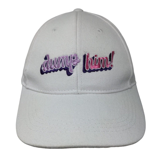 Bratz Women's Slideback Hat White Size OS Embroidered Dump Him Logo W/Tags