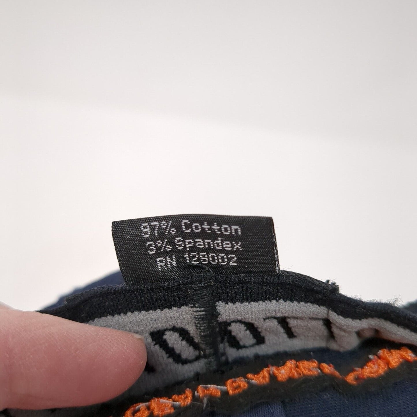 Lazy Bear Ranch Fitted Hat Blue L/XL Embroidered Otto Flex 6 Panel