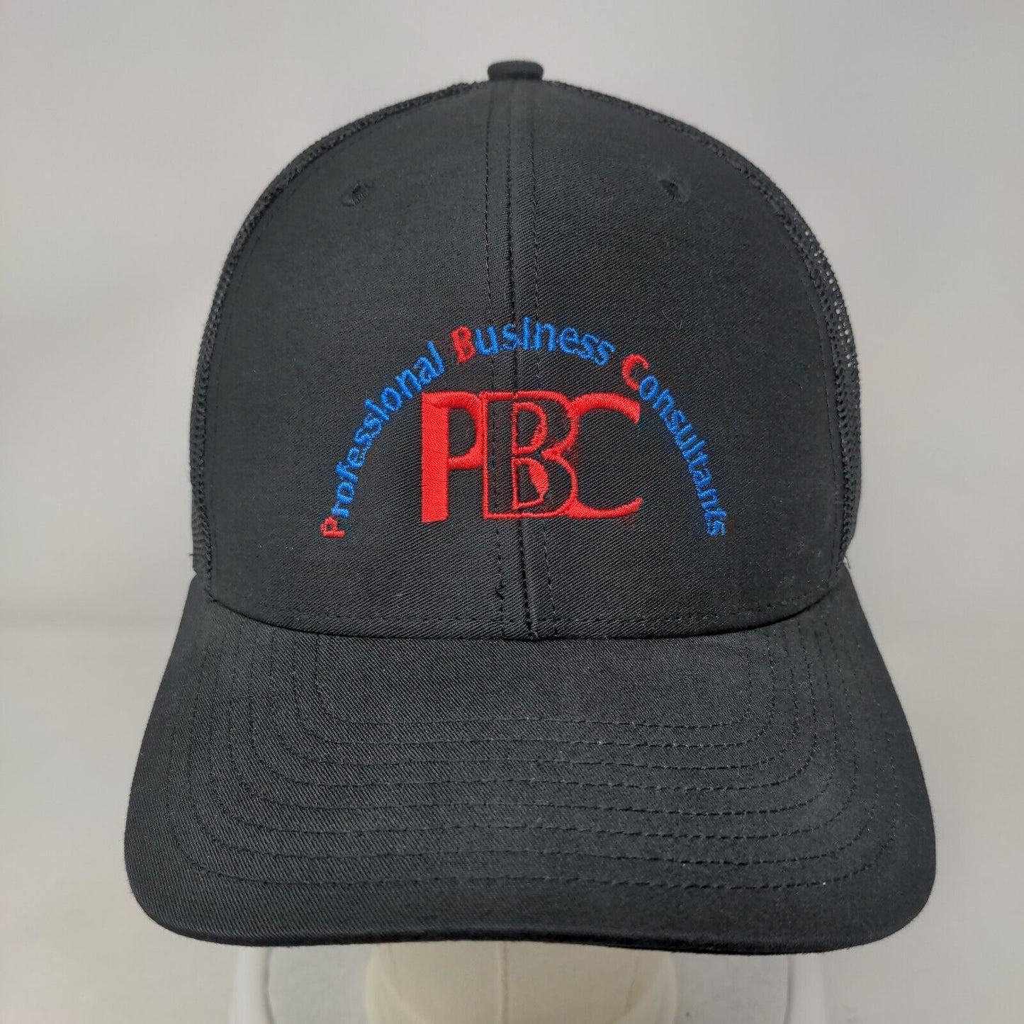 PBC Professional Business Consultants Snapback Trucker Hat Black OS Richardson