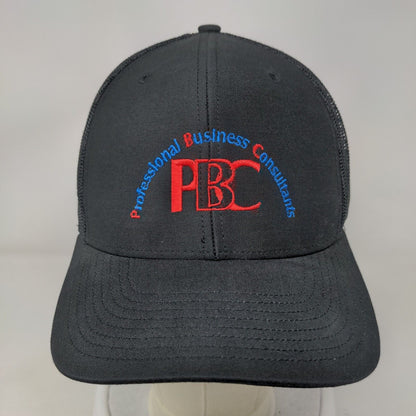 PBC Professional Business Consultants Snapback Trucker Hat Black OS Richardson