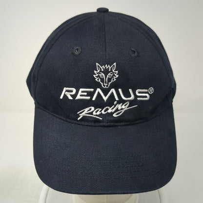 REMUS Racing Baseball Cap Black One Size Wolf Logo Slideback Performance Hat