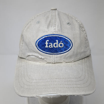 Fado Denver Slideback Hat Gray One Size Adjustable Solid Alternative