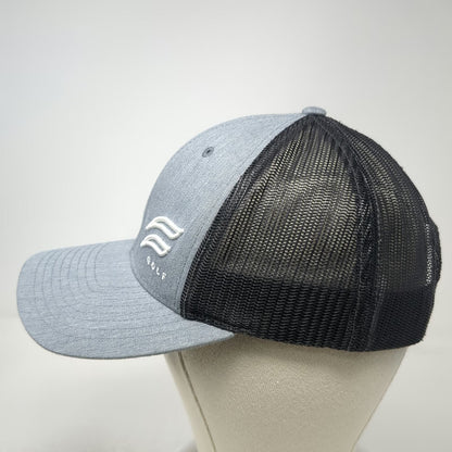Richardson Trucker Hat Gray S Mesh Back Snapback Golf Embroidered Logo Curved