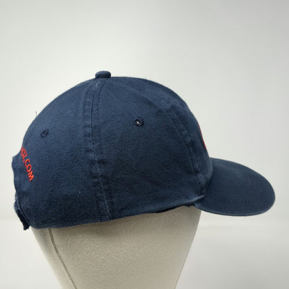 Vitarroz Blue Baseball Cap One Size Strapback Embroidered Patch Red White Hat