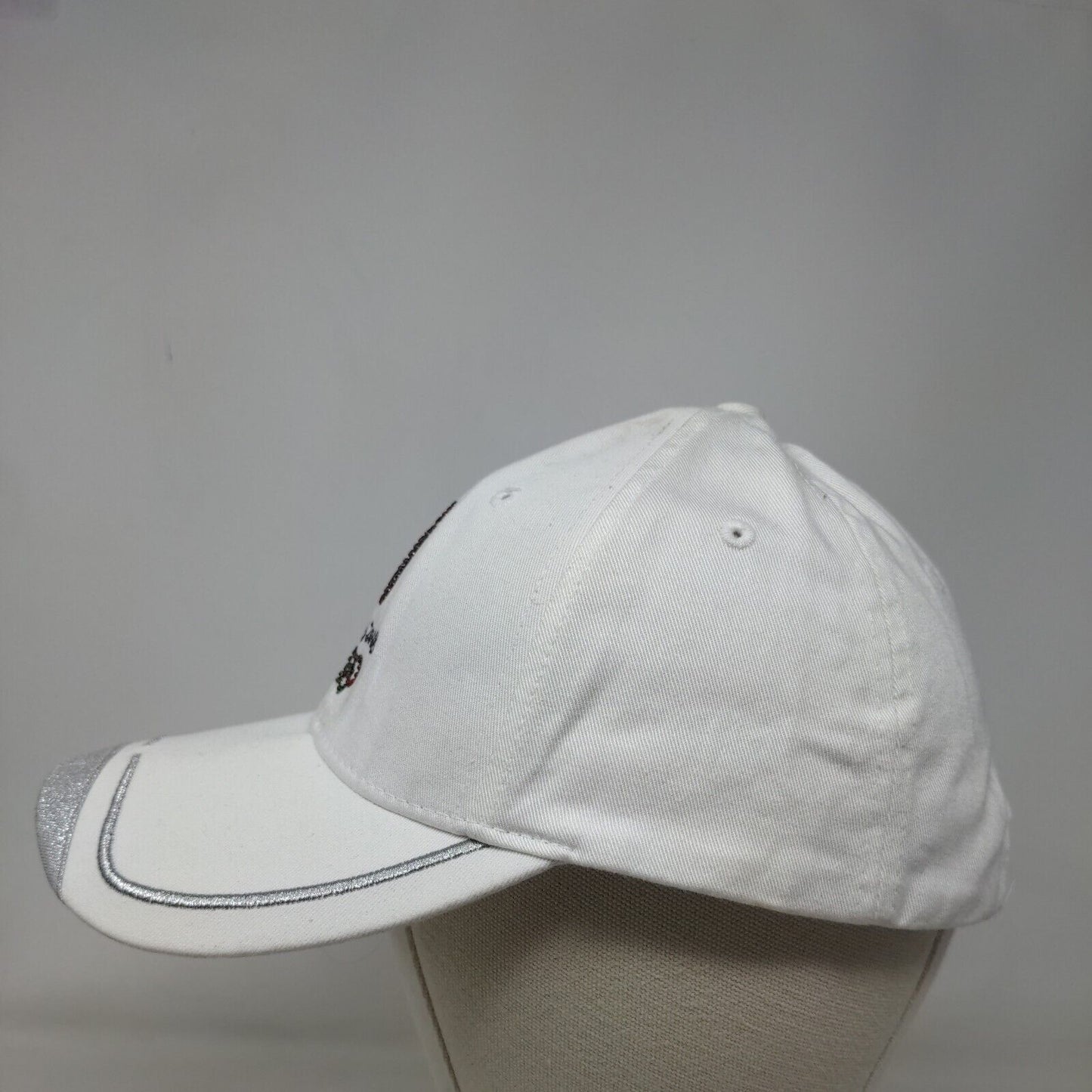 Beijing 2008 Olympics Women's Slideback Hat White OSFA Jewels Bling