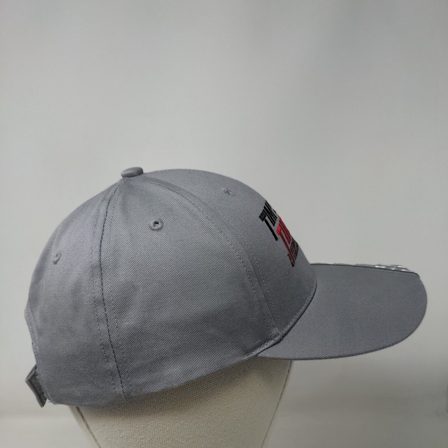 Tim's Tire Pros Strapback Hat Gray One Size Embroidered Cap America