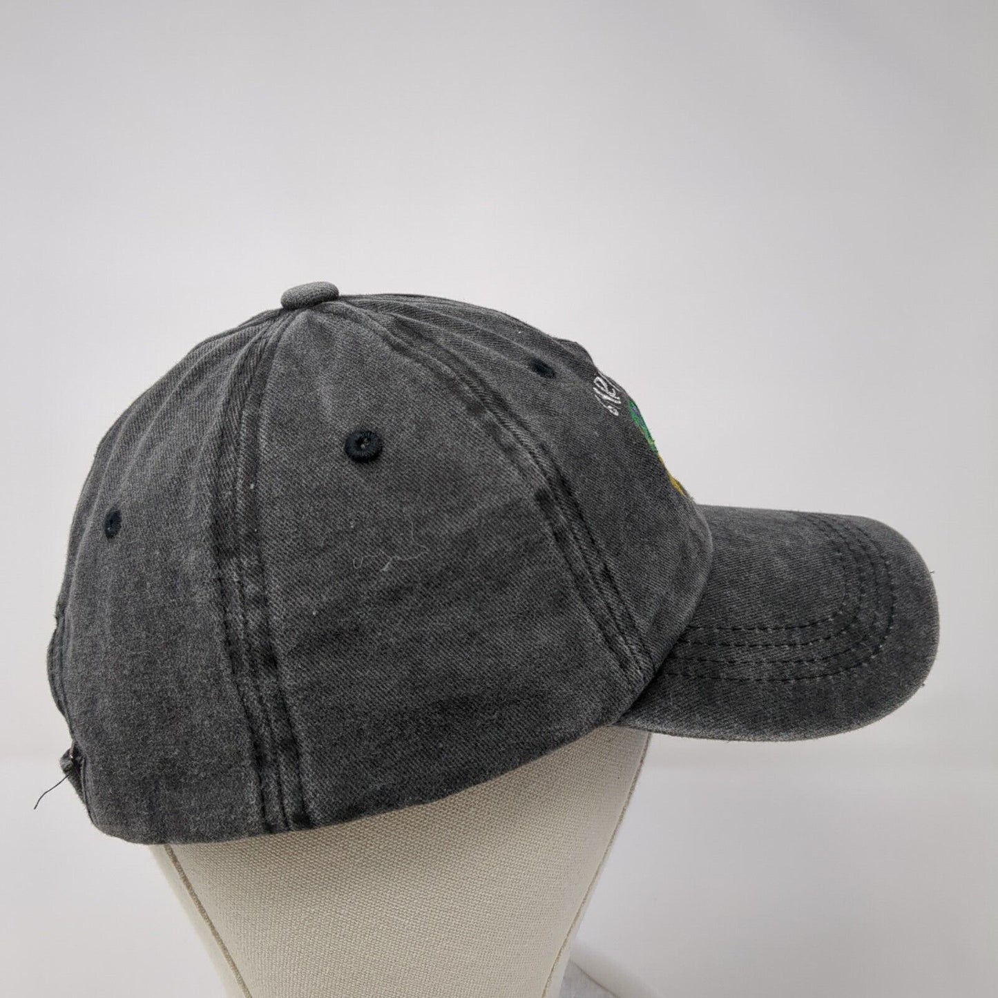 Garden Hair Don't Care Slideback Hat Gray One Size Adjustable 6 Panel