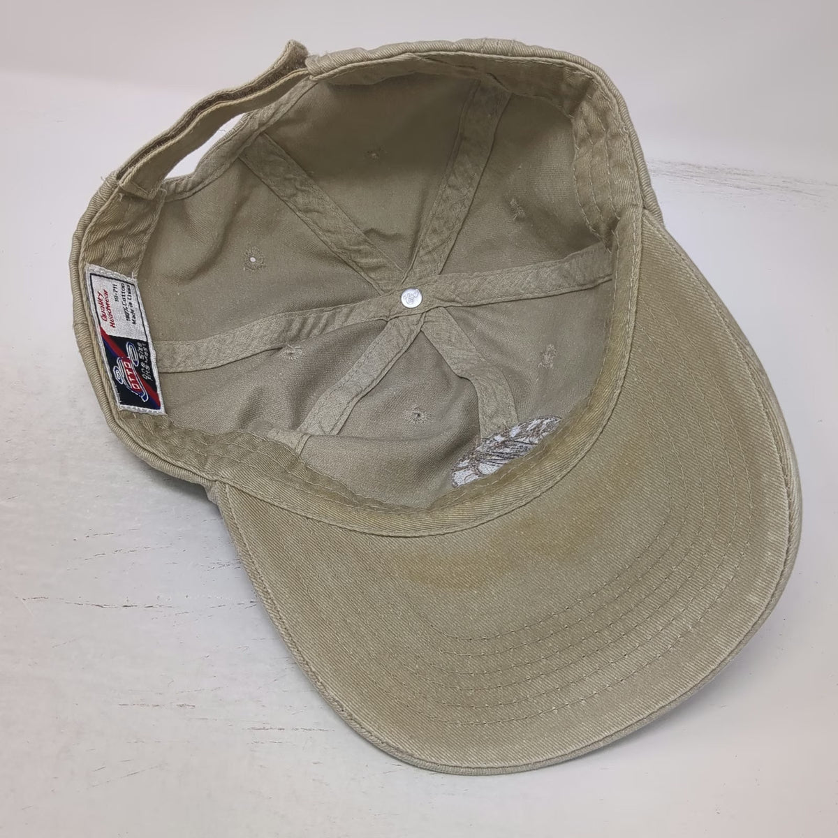 OTTO Baseball Cap Beige One Size Maryhill Winery Logo Strapback Cotton Hat