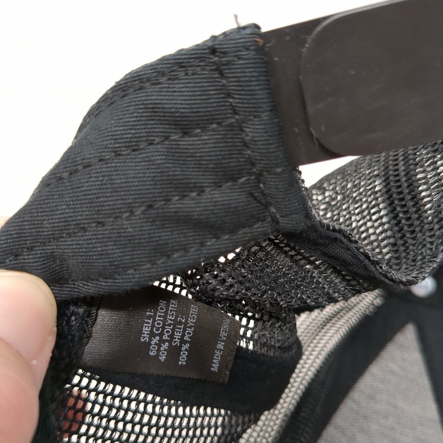 Good Time Charlie Patch Snapback Trucker Hat Black One Size Mesh Back