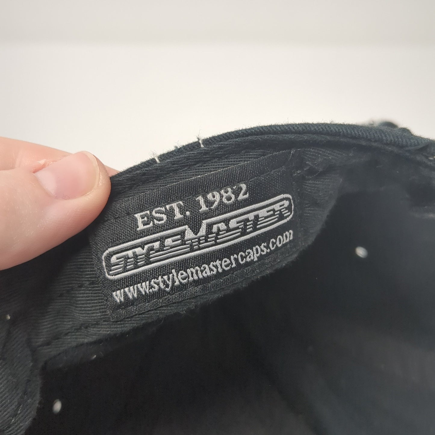 Luxco Spirited Brands Strapback Hat Black One Size Adjustable Stylemaster