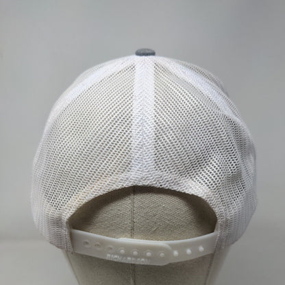 Hazera Snapback Mesh Back Trucker Hat Gray One Size Colorblock Richardson