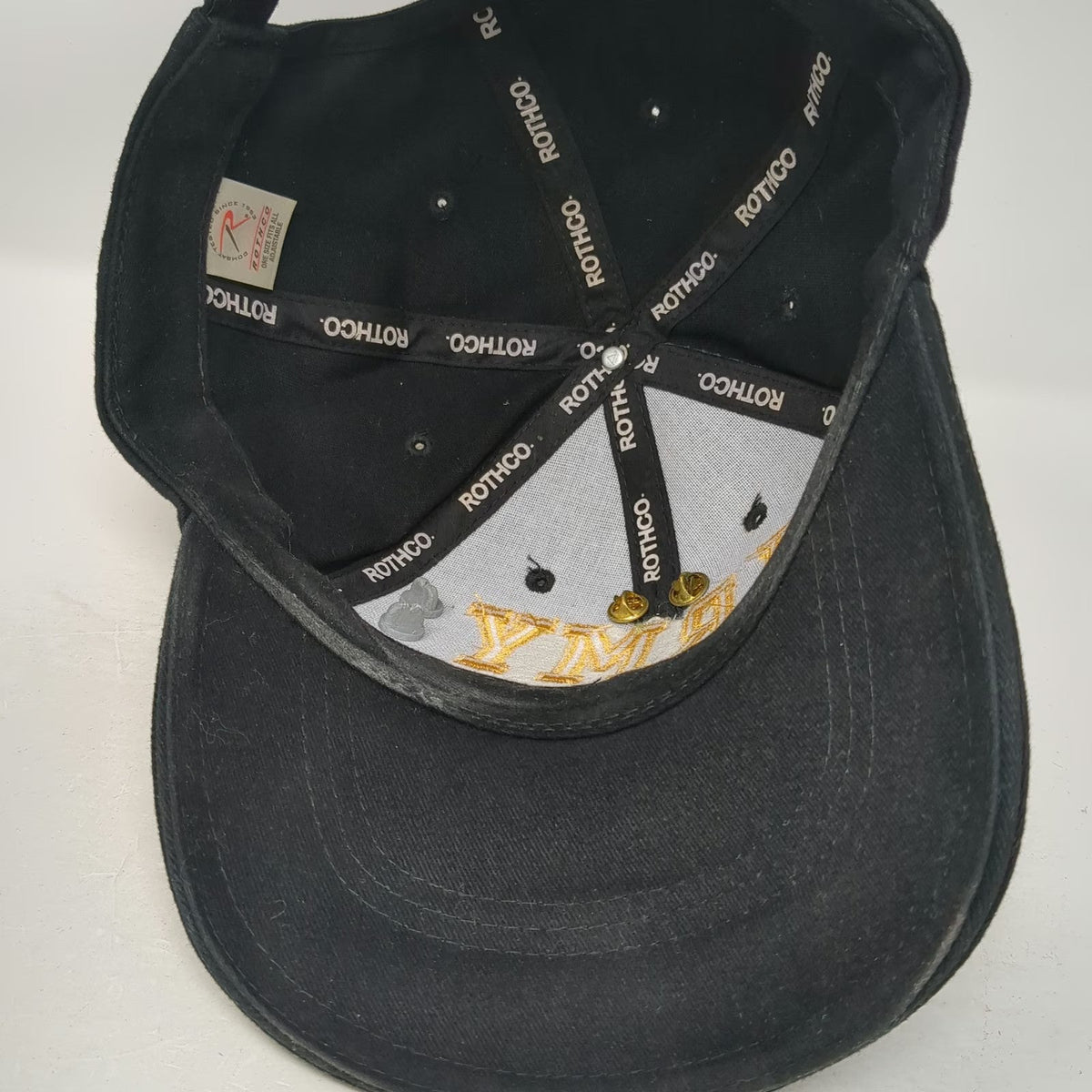 Rothco Army Vietnam Veteran Baseball Cap Black One Size Strapback Pins Hat
