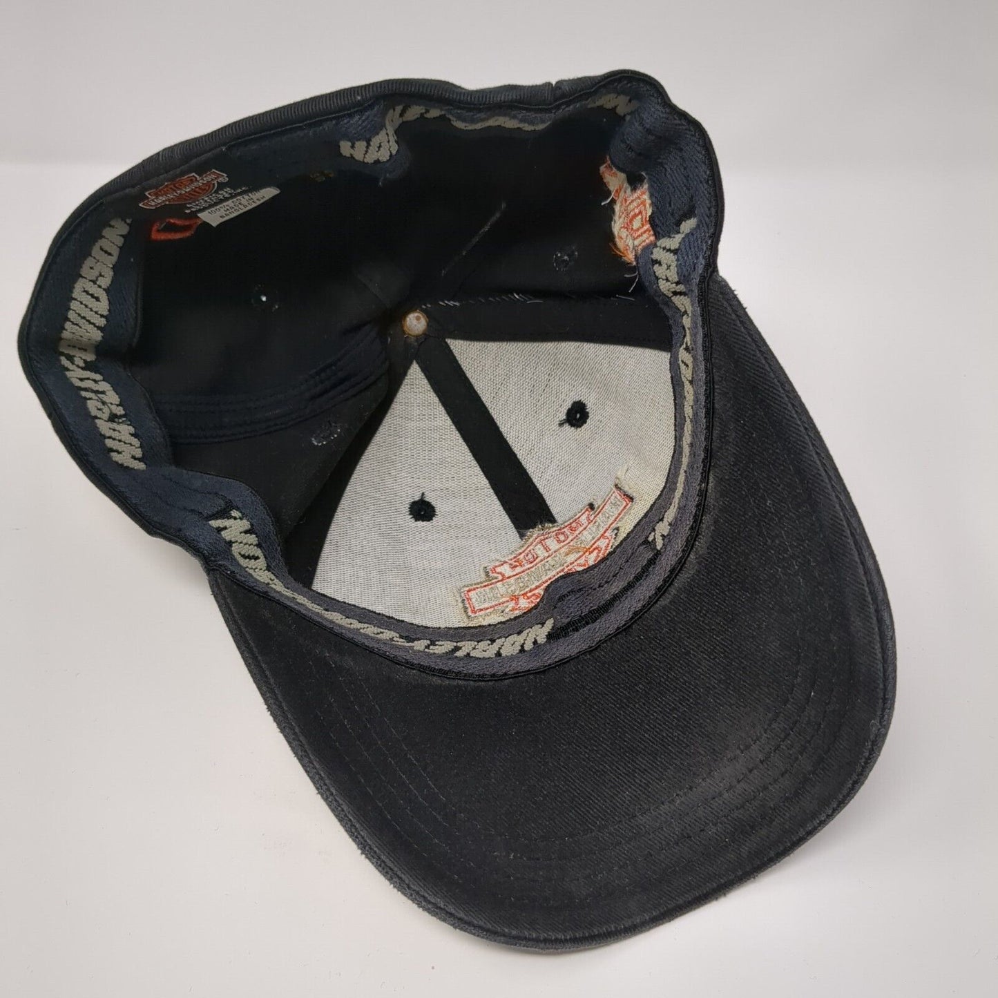 Harley-Davidson Motorcycles Fitted Hat Black OSFA Orlando Embroidered