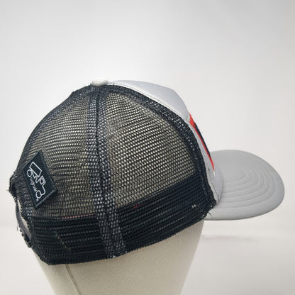 Bigtruck Gray Trucker Hat One Size Snapback Mesh Foam Adventure Mountain Patch