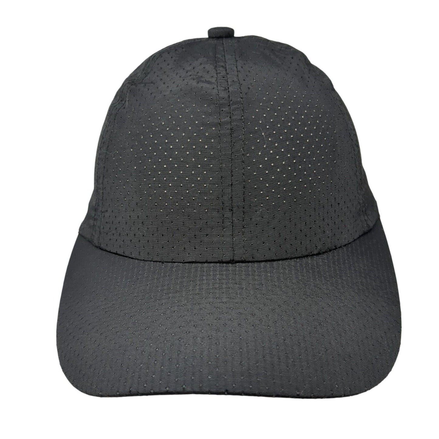 Unbranded Slideback Hat Black One Size Adjustable Breathable 6 Panel Blank