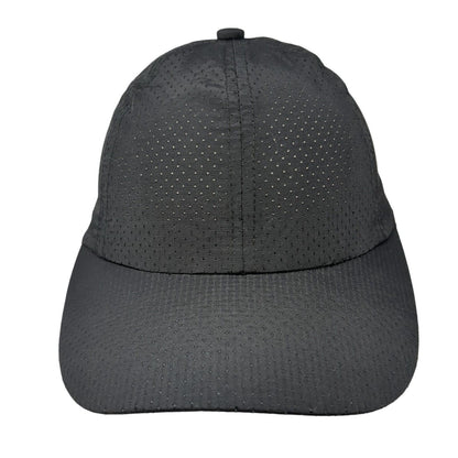 Unbranded Slideback Hat Black One Size Adjustable Breathable 6 Panel Blank
