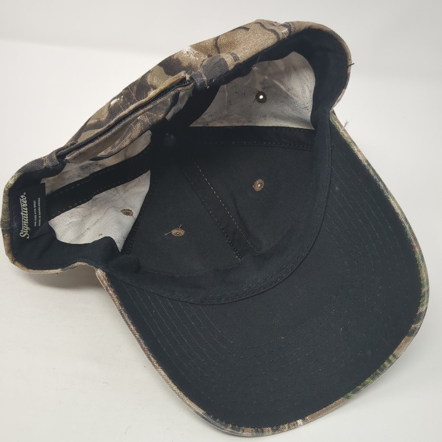 Signatures Strapback Hat Multicolor One Size Camo Hunting Outdoor Blank